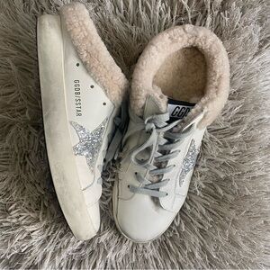 Golden Goose
Super-Star Sabot shearling-lined sneakers